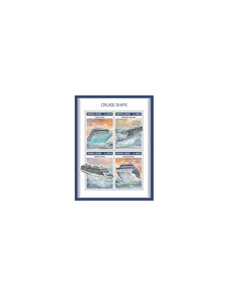 n° 8409/8412 - Timbre SIERRA LEONE Poste