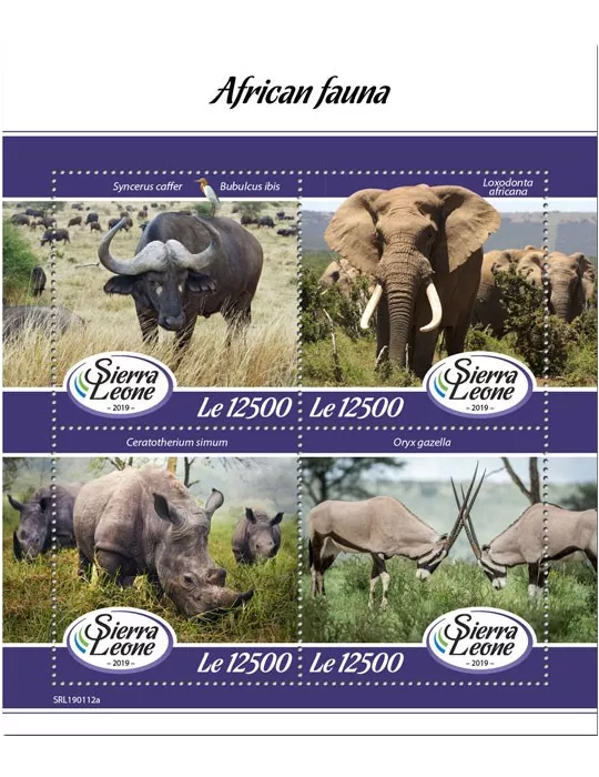 n° 8635/8638 - Timbre SIERRA LEONE Poste