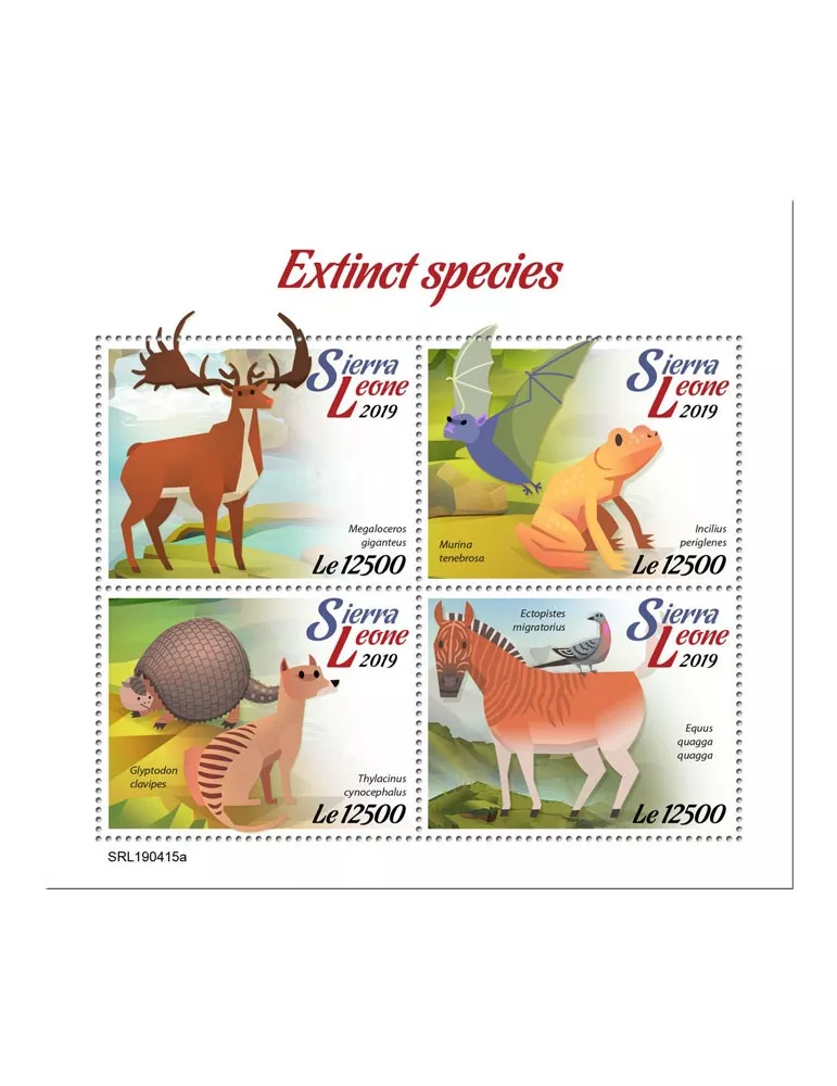 n° 8904/8907 - Timbre SIERRA LEONE Poste