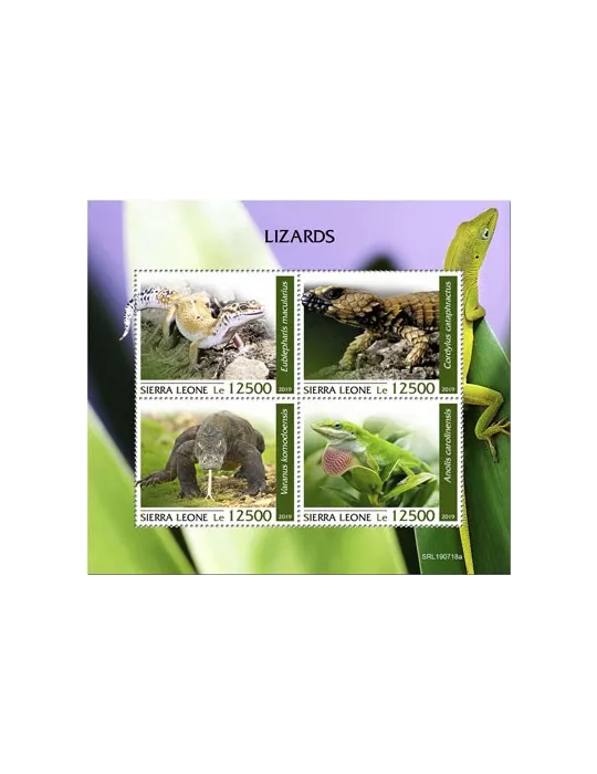 n° 9182/9185 - Timbre SIERRA LEONE Poste