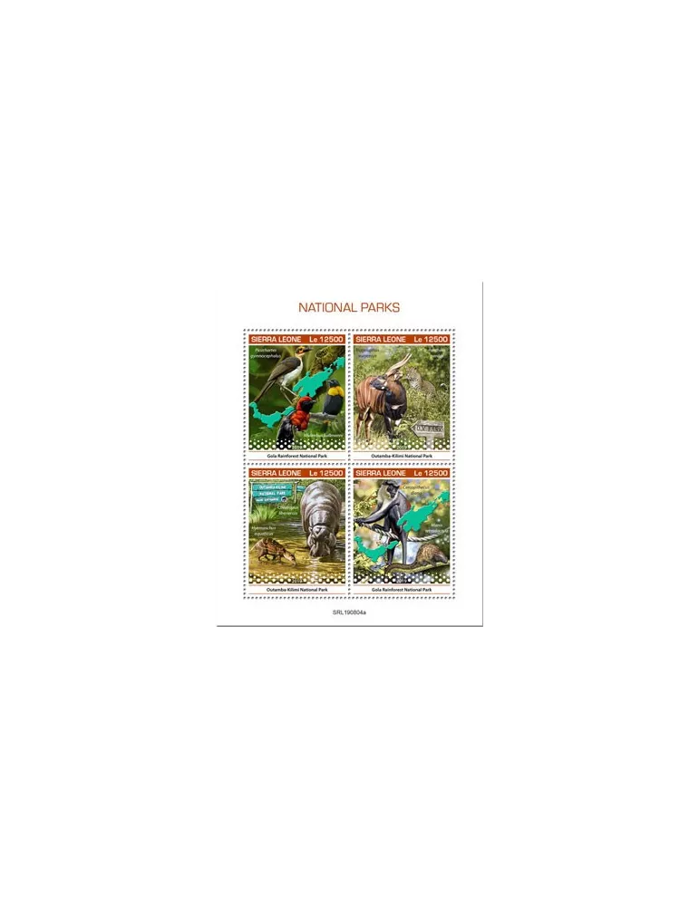 n° 9210/9213 - Timbre SIERRA LEONE Poste