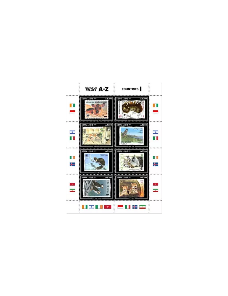 n° 9348/9355 - Timbre SIERRA LEONE Poste