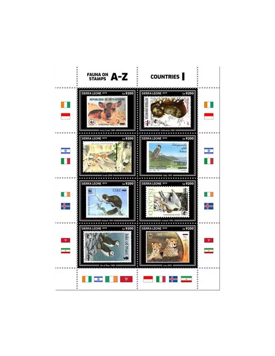 n° 9348/9355 - Timbre SIERRA LEONE Poste