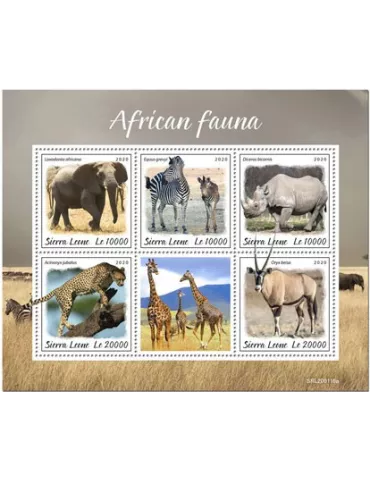 n° 9676/9680  - Timbre SIERRA LEONE Poste