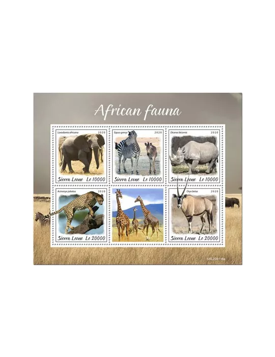 n° 9676/9680  - Timbre SIERRA LEONE Poste