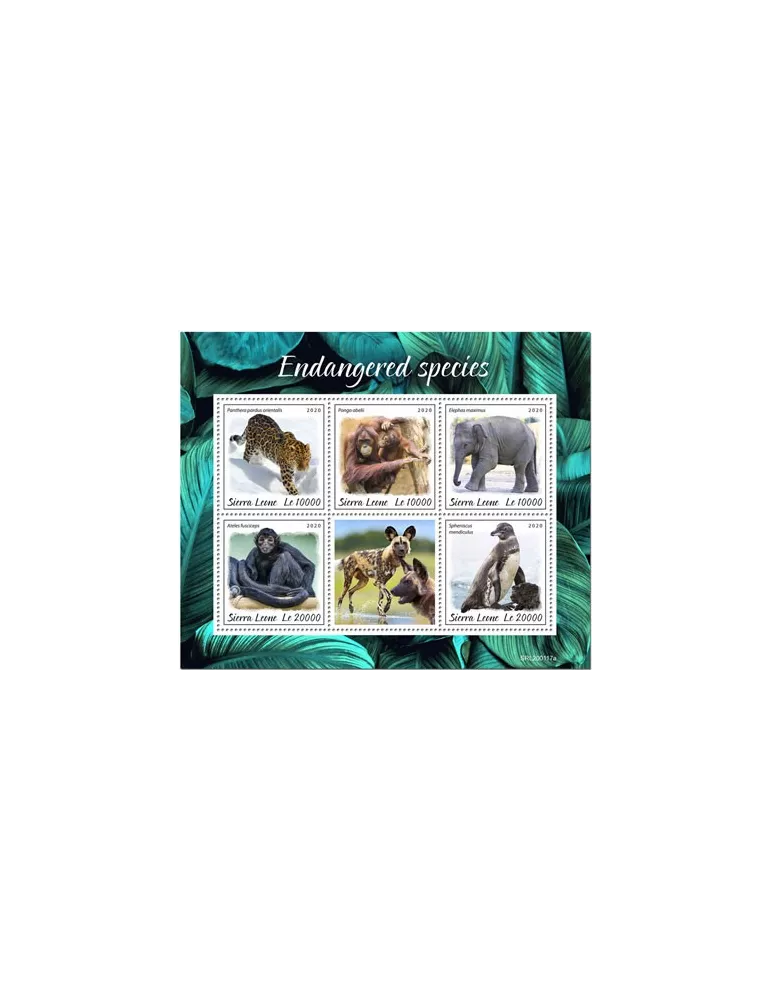 n° 9681/9685  - Timbre SIERRA LEONE Poste