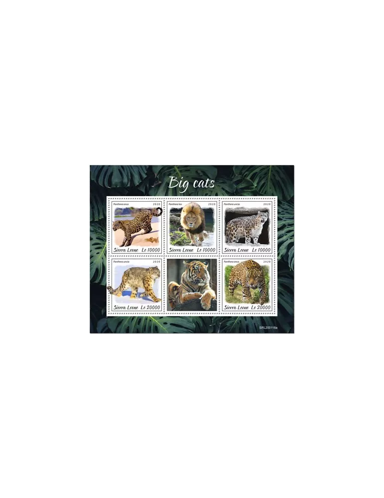 n° 9686/9690  - Timbre SIERRA LEONE Poste