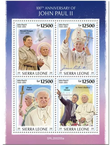 n° 9717/9720  - Timbre SIERRA LEONE Poste