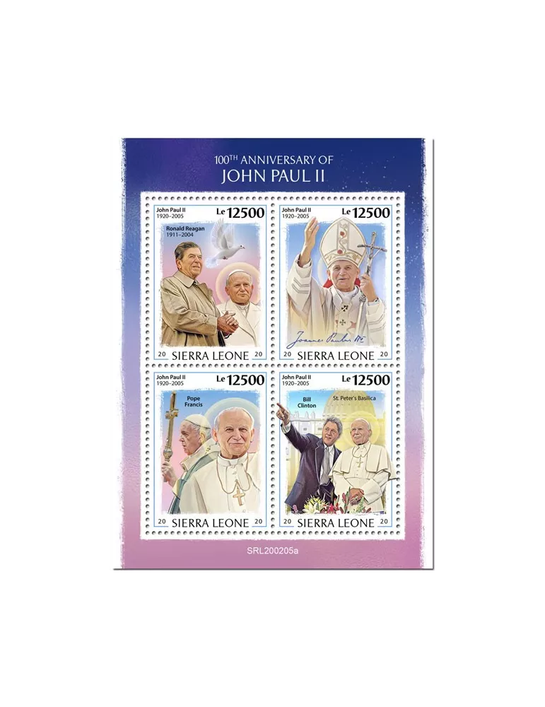 n° 9717/9720  - Timbre SIERRA LEONE Poste