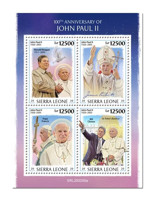 n° 9717/9720  - Timbre SIERRA LEONE Poste