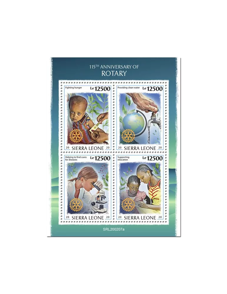 n° 9725/9728  - Timbre SIERRA LEONE Poste