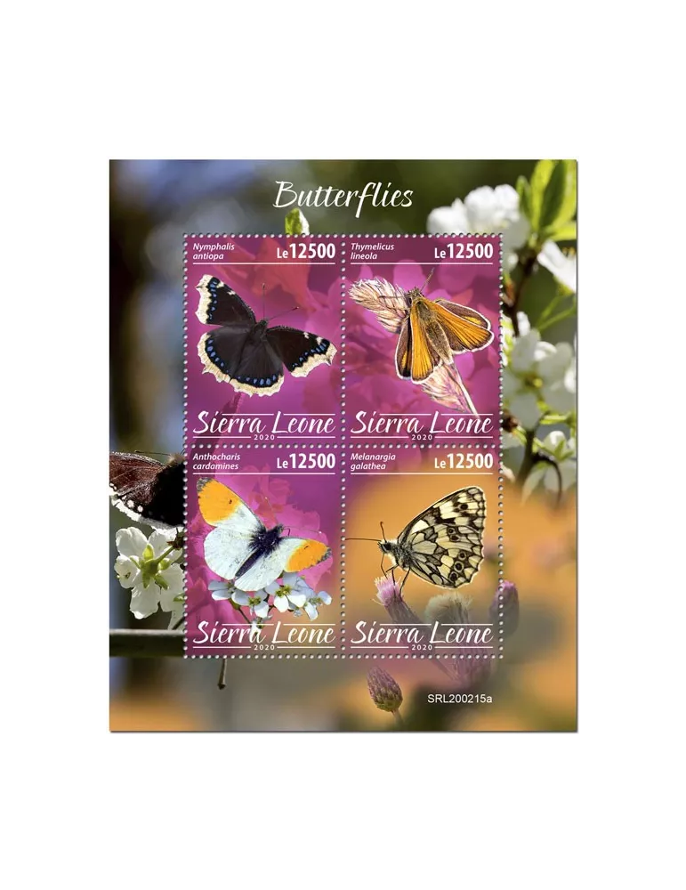 n° 9757/9760  - Timbre SIERRA LEONE Poste