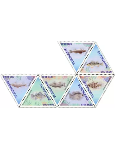 n° 3322/3328 - Timbre SURINAM Poste