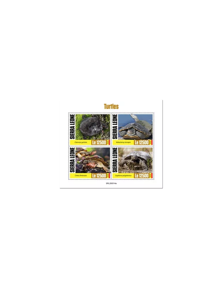 n° 9820/9823  - Timbre SIERRA LEONE Poste