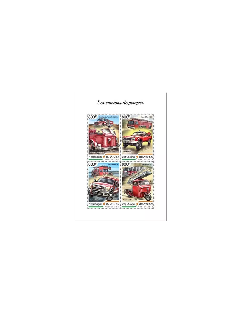 n° 4817/4820 - Timbre NIGER Poste