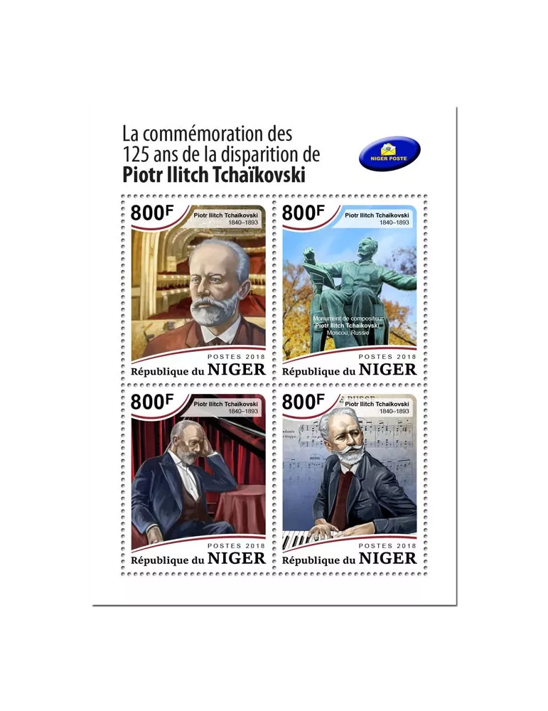 n° 4966/4969 - Timbre NIGER Poste