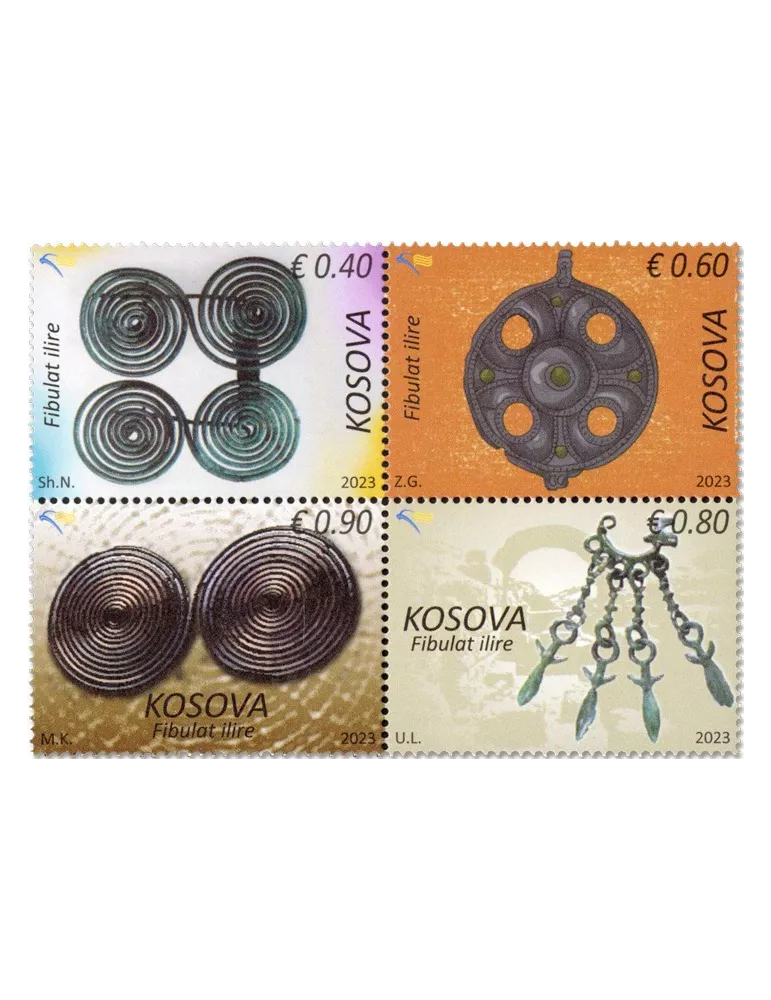 n° 452/455 - Timbre KOSOVO Poste
