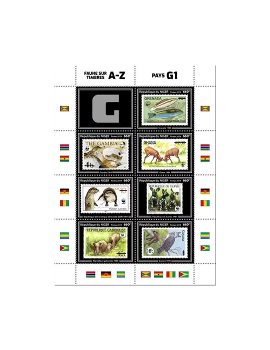 n° 5529/5535 - Timbre NIGER Poste