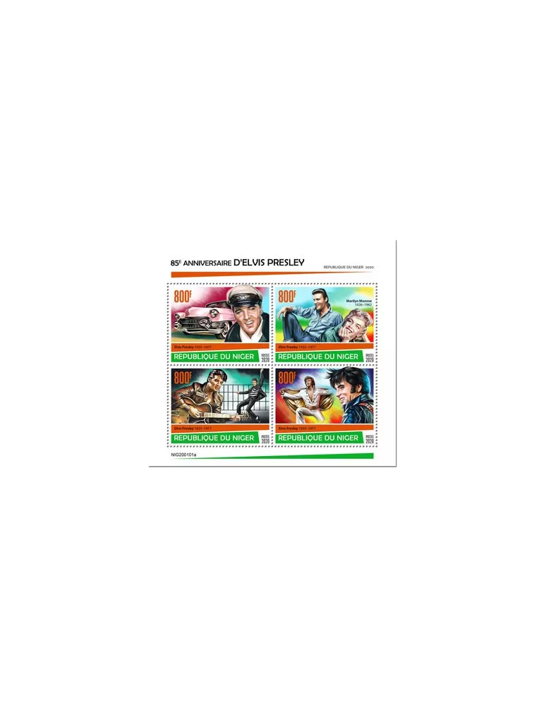 n° 5723/5726  - Timbre NIGER Poste