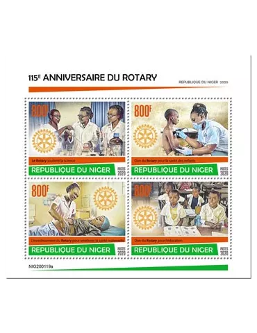 n° 5795/5798  - Timbre NIGER Poste