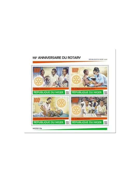 n° 5795/5798  - Timbre NIGER Poste