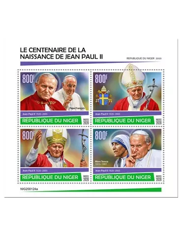 n° 5815/5818  - Timbre NIGER Poste