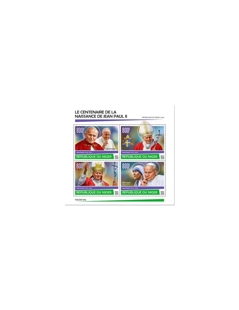n° 5815/5818  - Timbre NIGER Poste