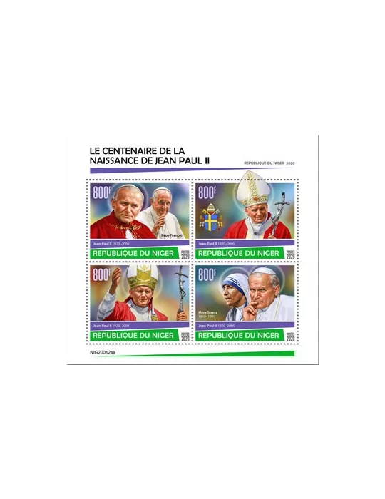 n° 5815/5818  - Timbre NIGER Poste