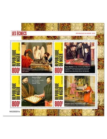 n° 5823/5826  - Timbre NIGER Poste