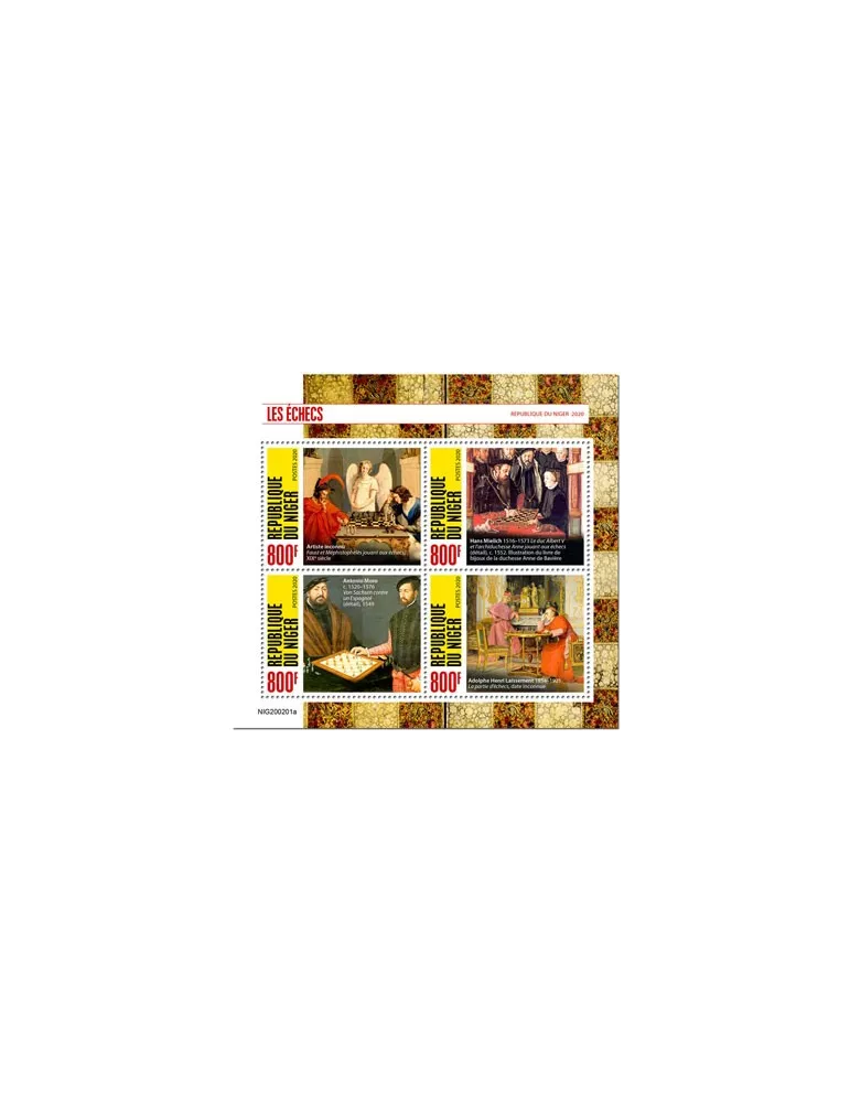 n° 5823/5826  - Timbre NIGER Poste