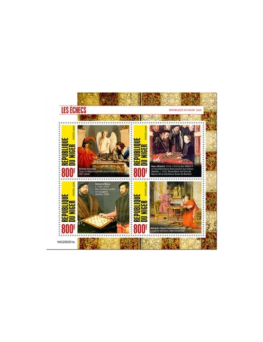 n° 5823/5826  - Timbre NIGER Poste
