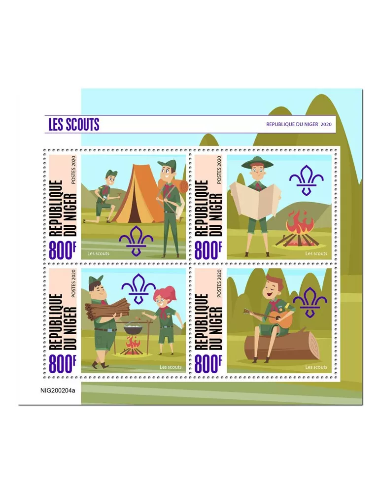 n° 5837/5840  - Timbre NIGER Poste