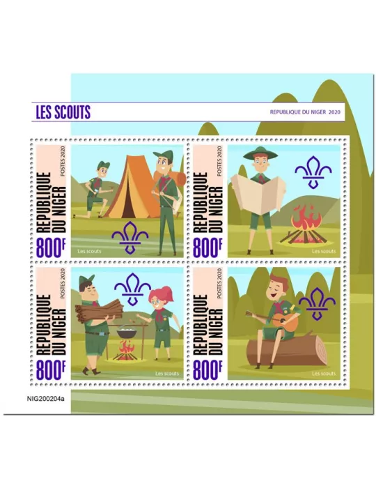 n° 5837/5840  - Timbre NIGER Poste