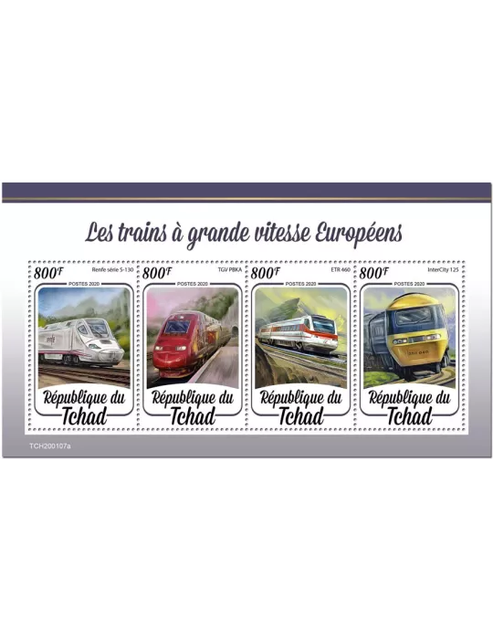 n° 2344/2347  - Timbre TCHAD Poste
