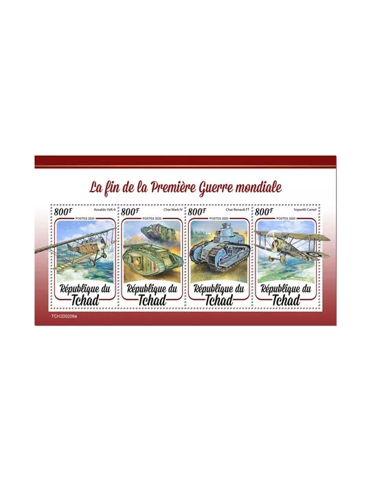 n° 2432/2435  - Timbre TCHAD Poste