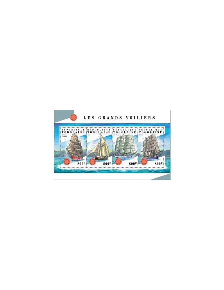 n° 6416/6419 - Timbre TOGO Poste