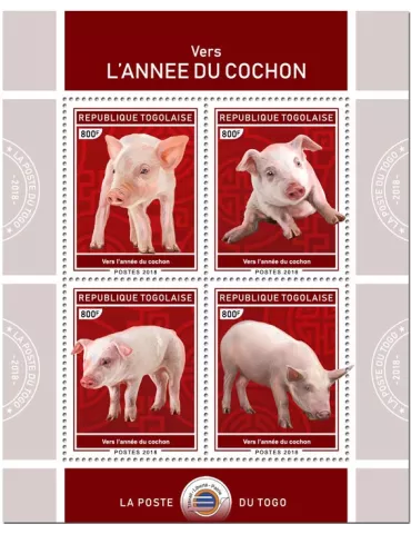 n° 6512/6515 - Timbre TOGO Poste