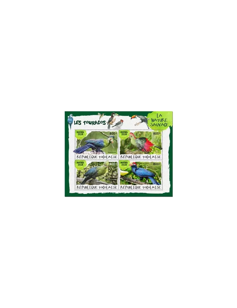 n° 6536/6539 - Timbre TOGO Poste