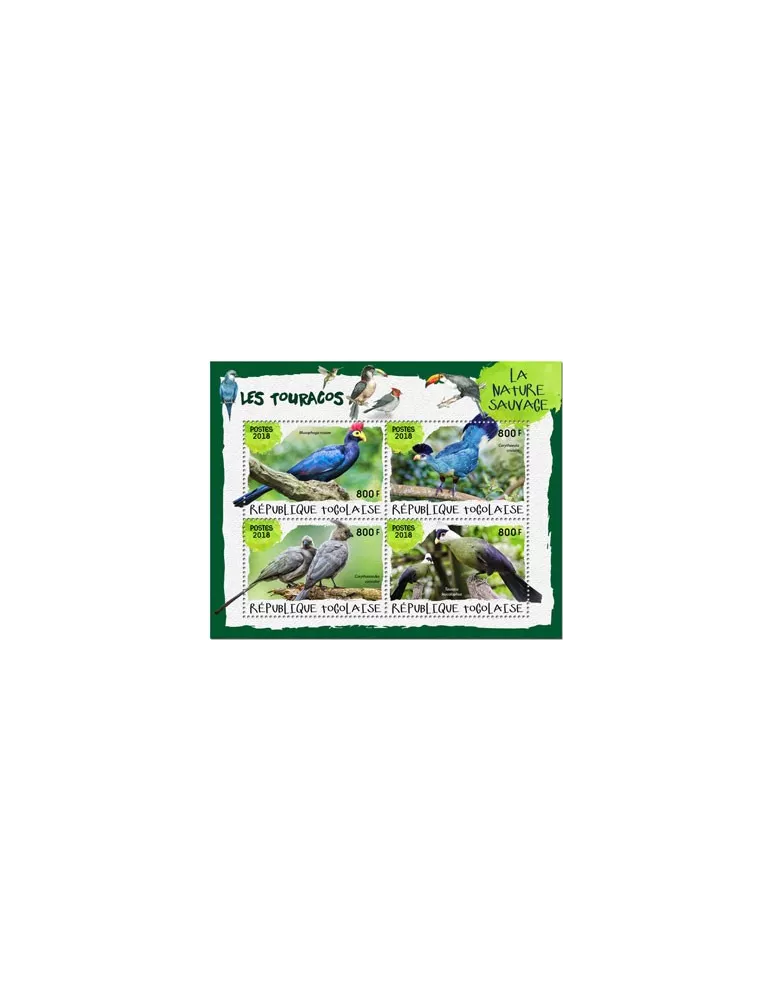n° 6540/6543 - Timbre TOGO Poste