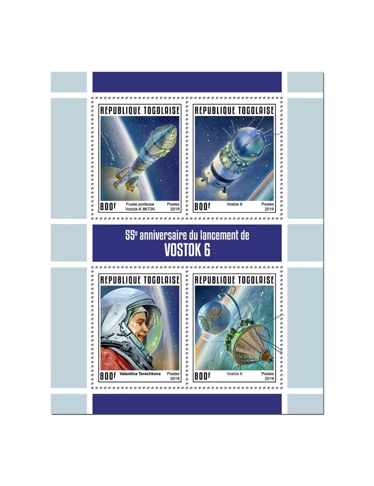 n° 6692/6695 - Timbre TOGO Poste