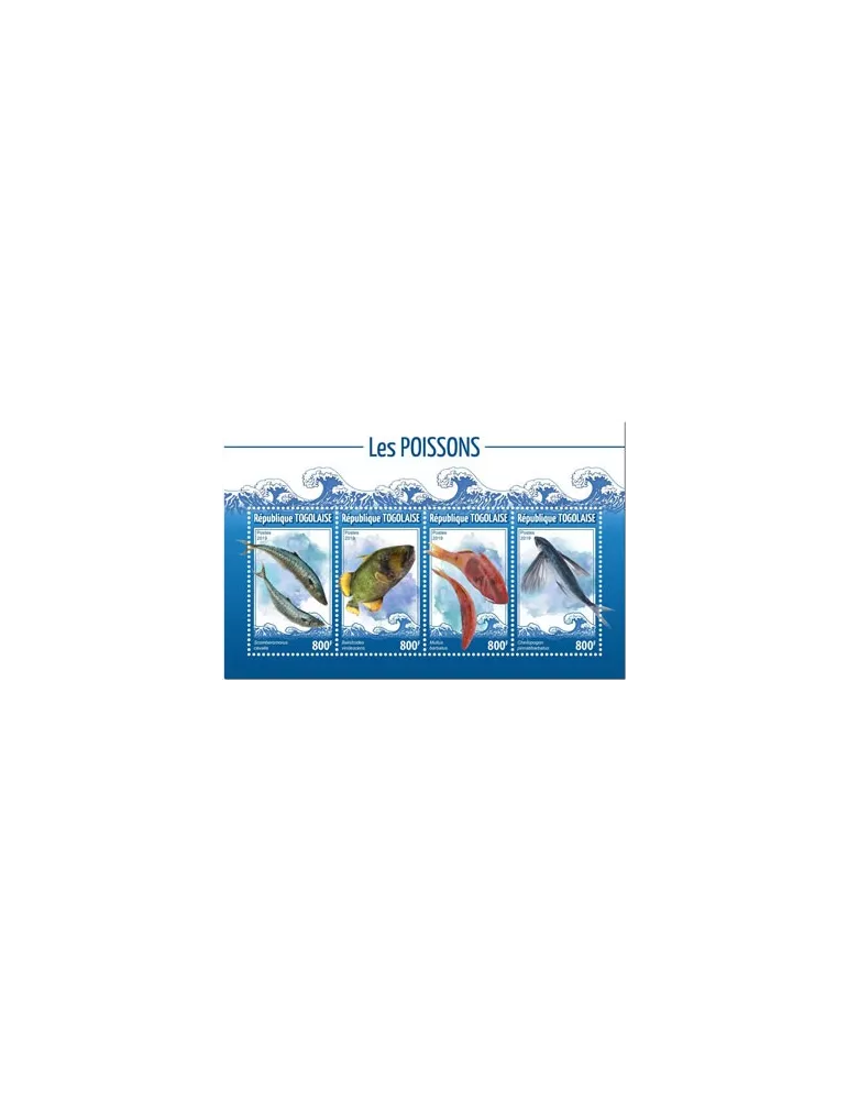 n° 6852/6855 - Timbre TOGO Poste