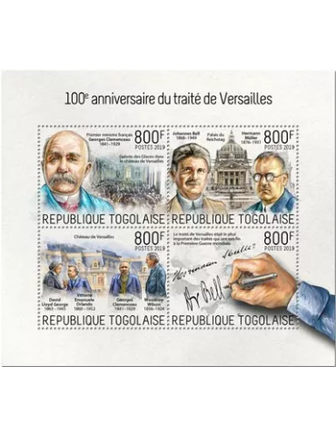 n° 7251/7254 - Timbre TOGO Poste