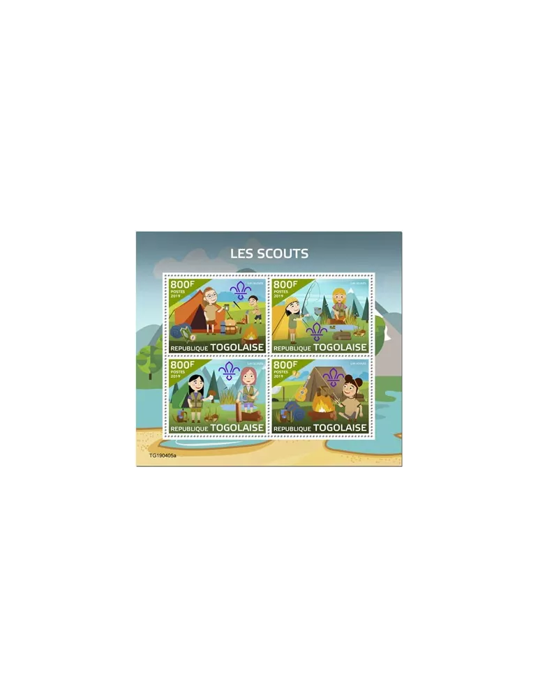 n° 7303/7306 - Timbre TOGO Poste