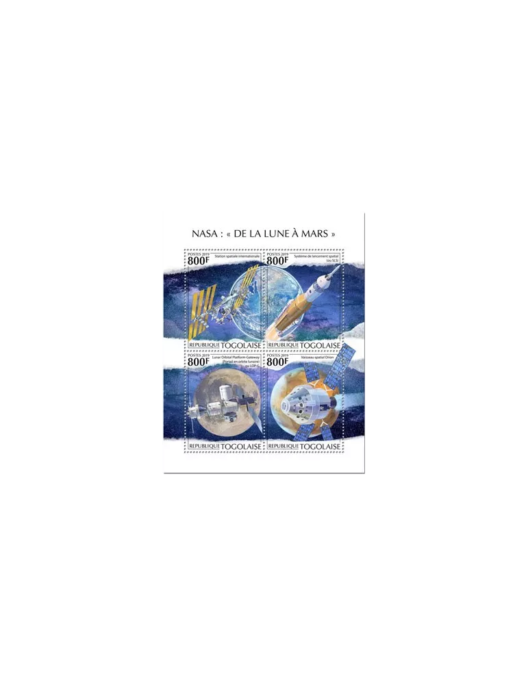 n° 7522/7525 - Timbre TOGO Poste