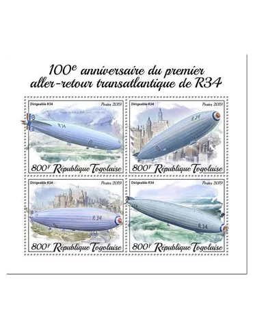 n° 7647/7650 - Timbre TOGO Poste