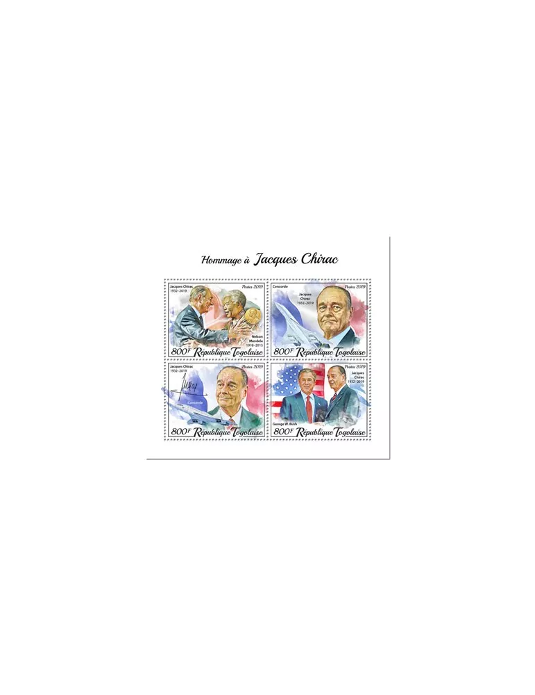 n° 7711/7714 - Timbre TOGO Poste