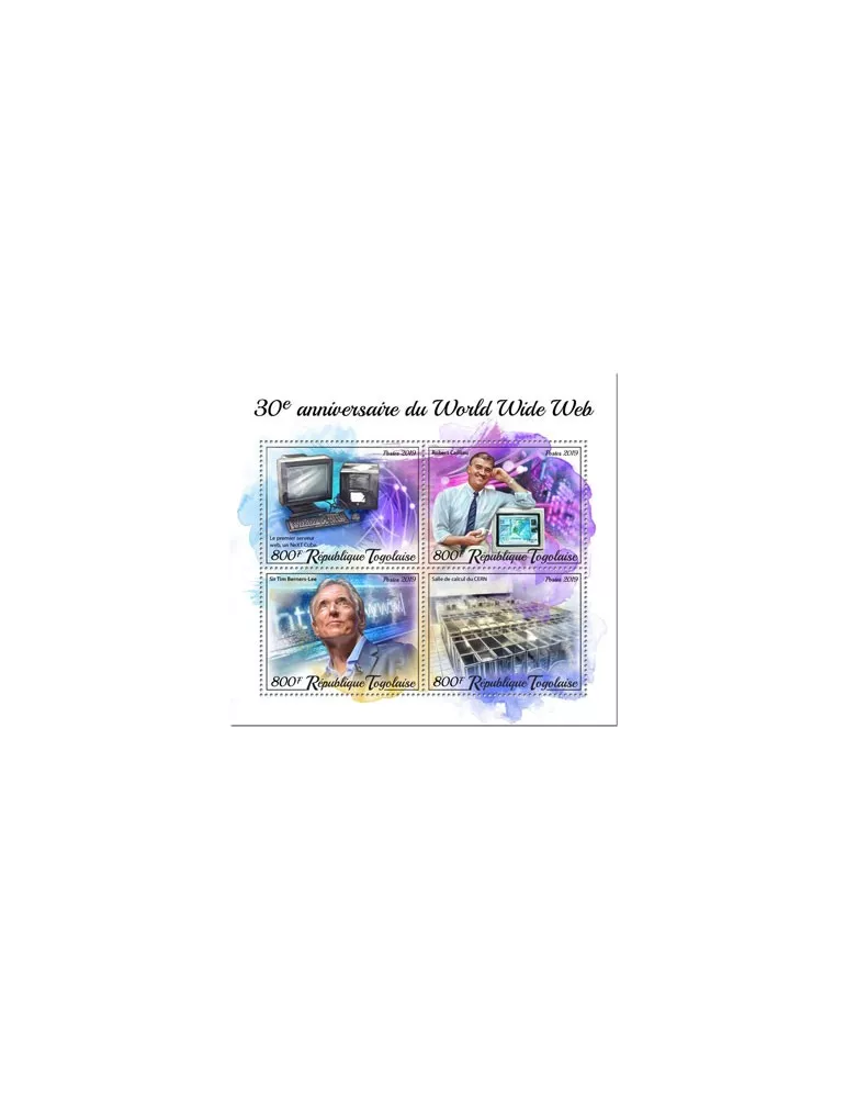 n° 7723/7726 - Timbre TOGO Poste