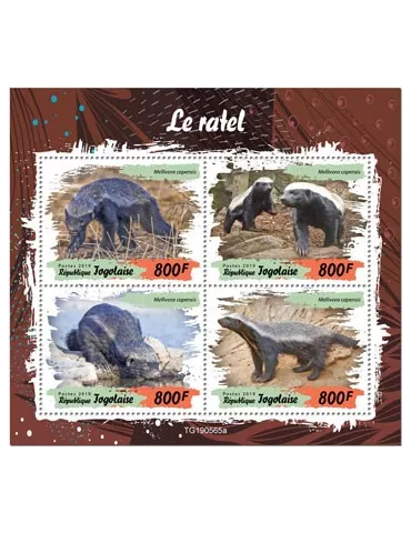 n° 7822/7825 - Timbre TOGO Poste