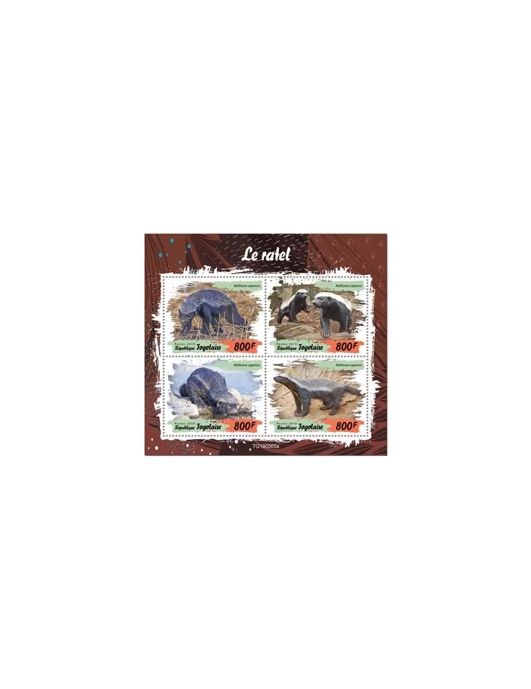 n° 7822/7825 - Timbre TOGO Poste