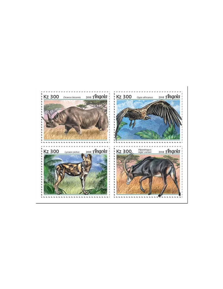n° 1772/1775 - Timbre ANGOLA Poste